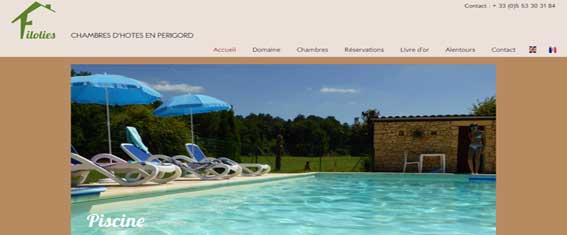 site internet chambres Dordogne